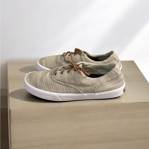 Sperry Top Sider Beige Baja Boat Shoe. Size 12. - Picture 1 of 6
